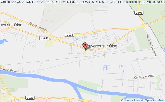 plan association Association Des Parents D'eleves Independants Des Quincelettes Bruyères-sur-Oise