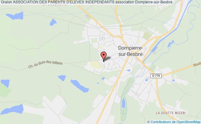 plan association Association Des Parents D'eleves Independants Dompierre-sur-Besbre