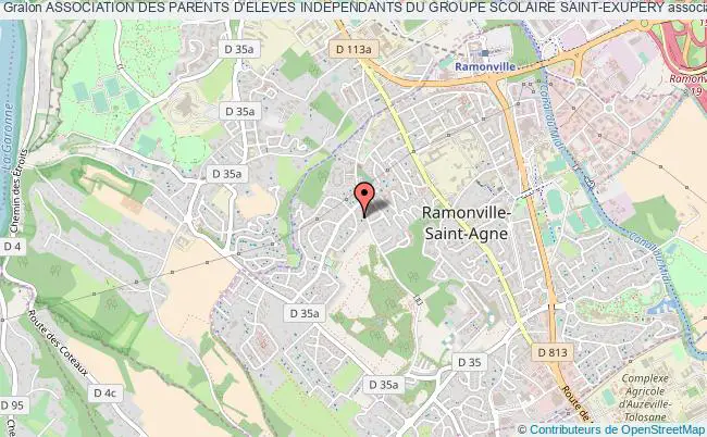 plan association Association Des Parents D'eleves Independants Du Groupe Scolaire Saint-exupery Ramonville-Saint-Agne