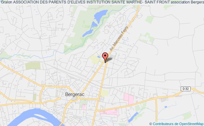 plan association Association Des Parents D'eleves Institution Sainte Marthe- Saint Front Bergerac