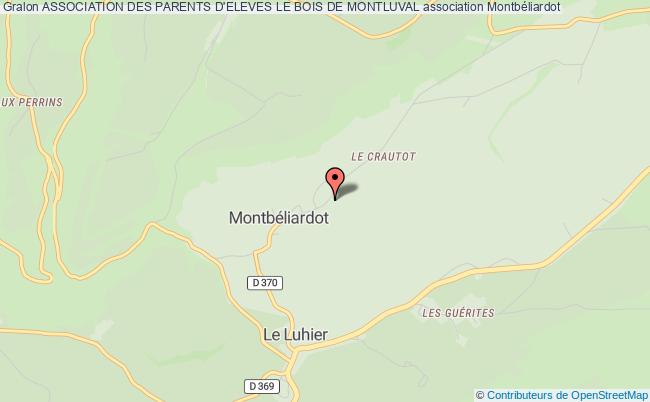 plan association Association Des Parents D'eleves Le Bois De Montluval Montbéliardot