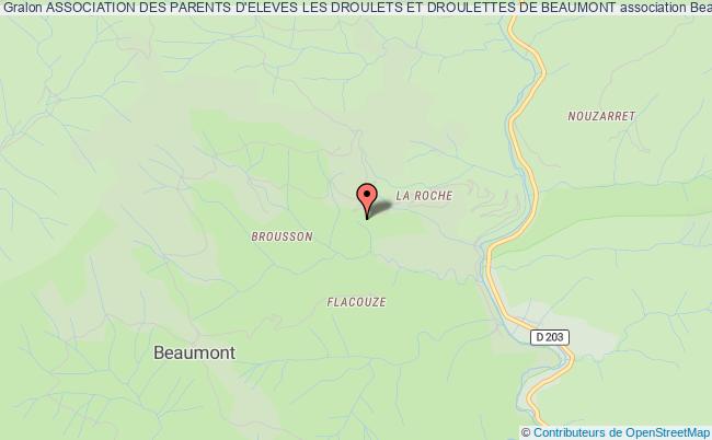 plan association Association Des Parents D'eleves Les Droulets Et Droulettes De Beaumont Beaumont