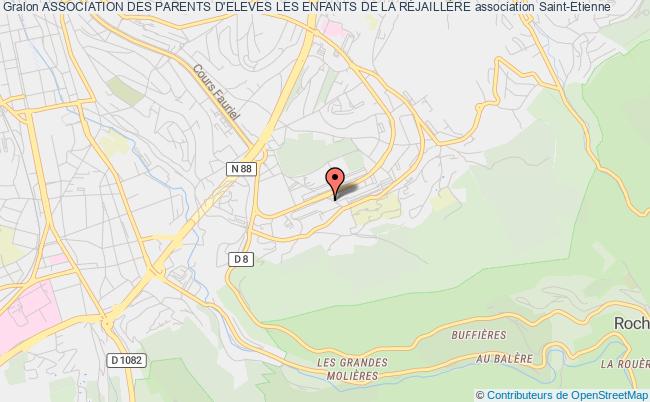 plan association Association Des Parents D'eleves Les Enfants De La RÉjaillÈre Saint-Étienne