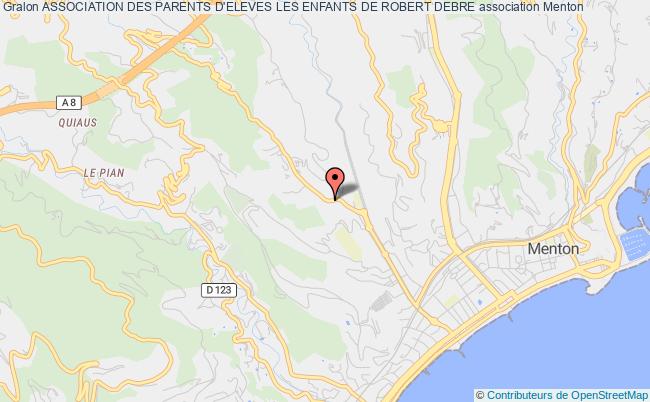 plan association Association Des Parents D'eleves Les Enfants De Robert Debre 