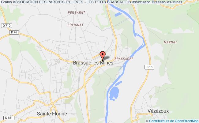 plan association Association Des Parents D'eleves - Les P'tits Brassacois Brassac-les-Mines