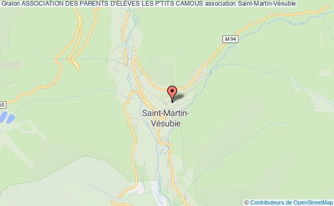 plan association Association Des Parents D'ÉlÈves Les P'tits Camous Saint-Martin-Vésubie