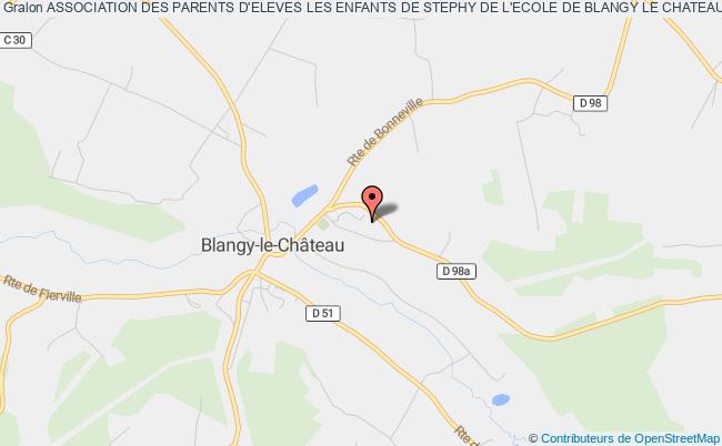 plan association Association Des Parents D'eleves Les Sept Collines De L'ecole De Blangy Le Chateau Blangy-le-Château