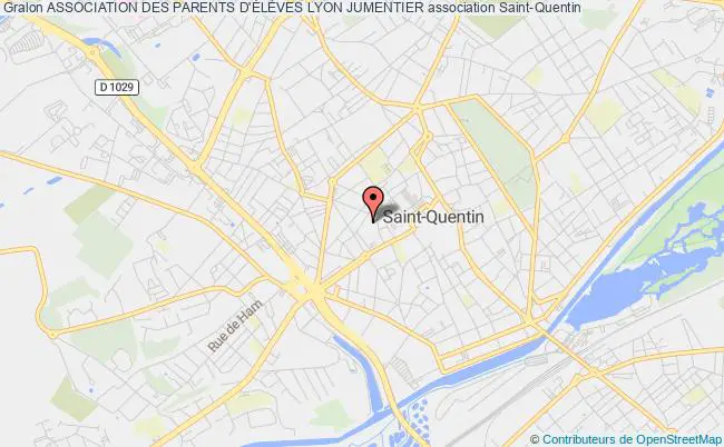 plan association Association Des Parents D'ÉlÈves Lyon Jumentier Saint-Quentin