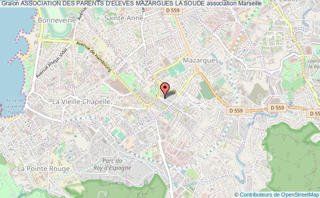 plan association Association Des Parents D'eleves Mazargues La Soude Marseille