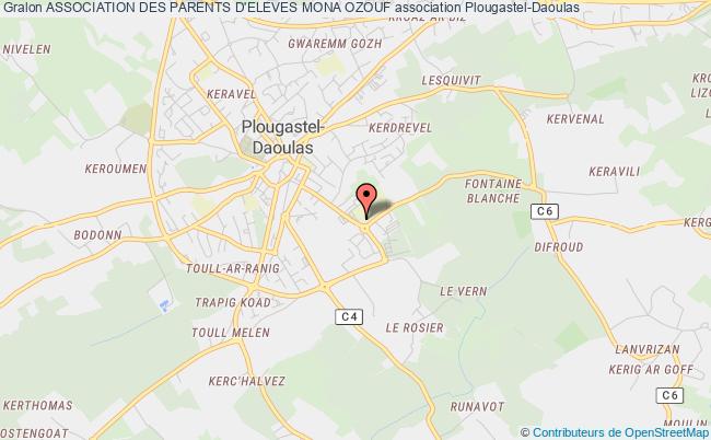 plan association Association Des Parents D'eleves Mona Ozouf Plougastel-Daoulas
