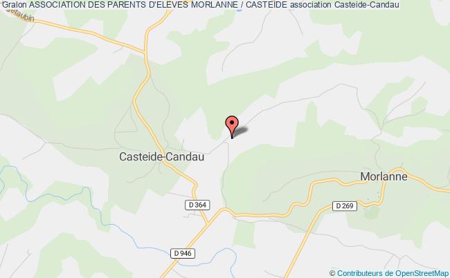 plan association Association Des Parents D'eleves Morlanne / Casteide Casteide-Candau