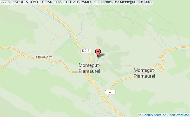 plan association Association Des Parents D'ÉlÈves Pamocalo Montégut-Plantaurel