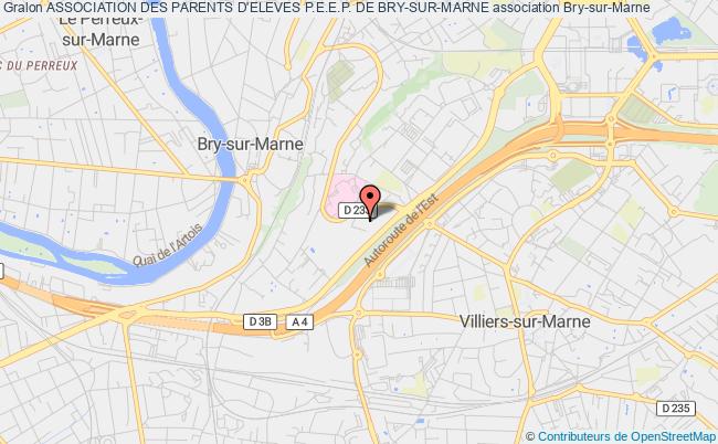 plan association Association Des Parents D'eleves P.e.e.p. De Bry-sur-marne Bry-sur-Marne