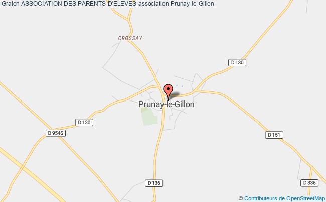 plan association Association Des Parents D'eleves Prunay-le-Gillon