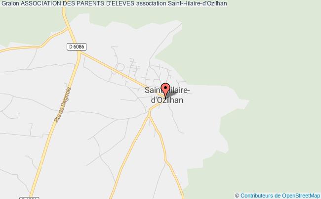 plan association Association Des Parents D'eleves Saint-Hilaire-d'Ozilhan