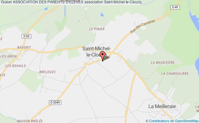 plan association Association Des Parents D'eleves Saint-Michel-le-Cloucq