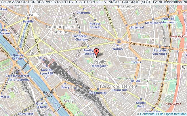 plan association Association Des Parents D'eleves Section De La Langue Grecque (slg) - Paris Paris