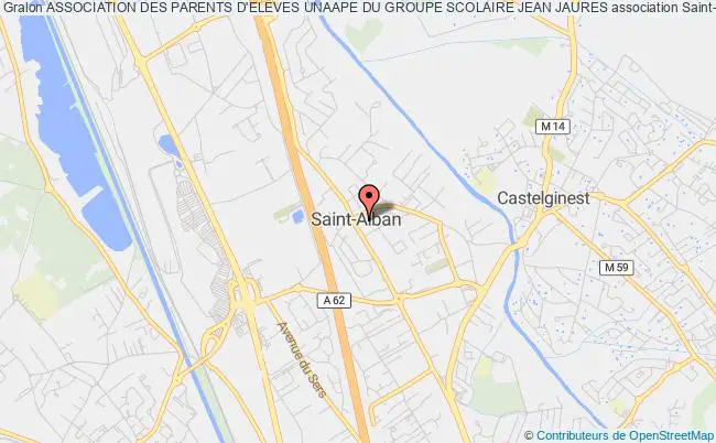plan association Association Des Parents D'eleves Unaape Du Groupe Scolaire Jean Jaures Saint-Alban