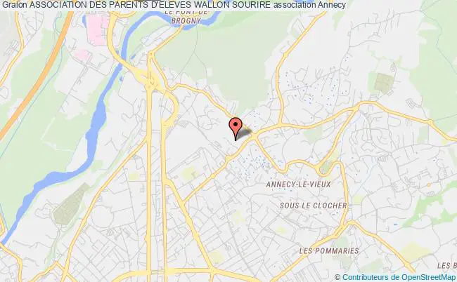plan association Association Des Parents D'eleves Wallon Sourire Annecy Annecy-le-Vieux