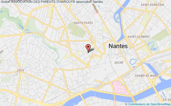 plan association Association Des Parents D'harouys Nantes