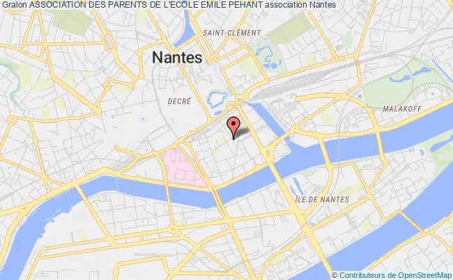 plan association Association Des Parents De L'ecole Emile Pehant Nantes