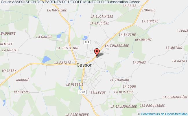 plan association Association Des Parents De L'ecole Montgolfier Casson