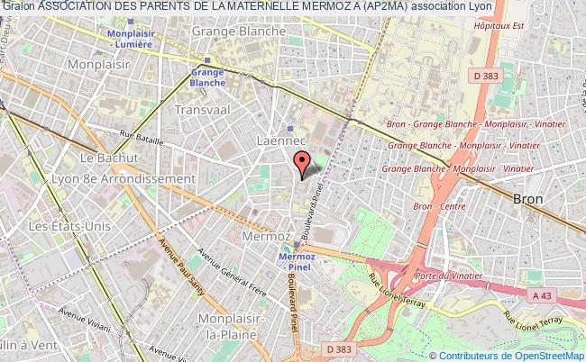 plan association Association Des Parents De La Maternelle Mermoz A (ap2ma) Lyon