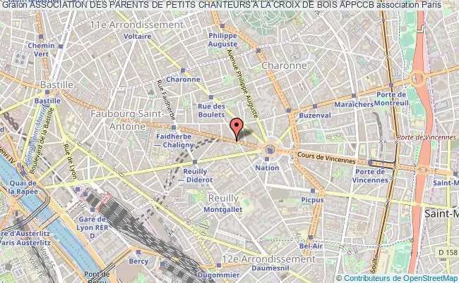 plan association Association Des Parents De Petits Chanteurs A La Croix De Bois Appccb Paris