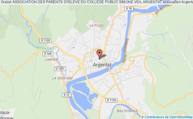 plan association Association Des Parents D?ÉlÈve Du CollÈge Public Simone Veil Argentat Argentat-sur-Dordogne