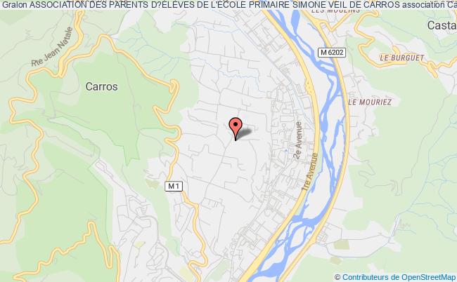 plan association Association Des Parents D?ÉlÈves De L'École Primaire Simone Veil De Carros 