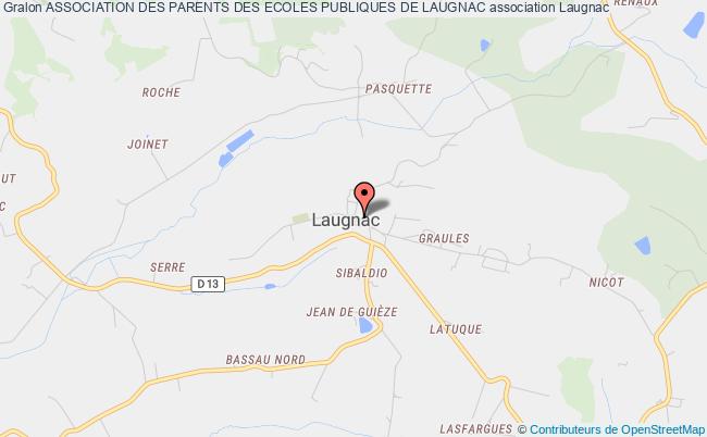 plan association Association Des Parents Des Ecoles Publiques De Laugnac Laugnac
