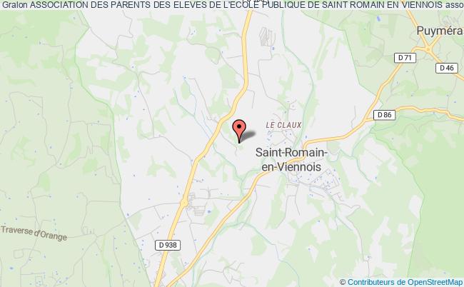 plan association Association Des Parents Des Eleves De L'ecole Publique De Saint Romain En Viennois Saint-Romain-en-Viennois