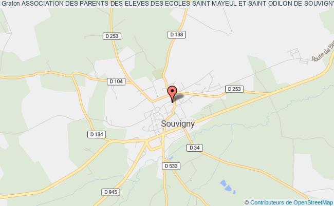 plan association Association Des Parents Des Eleves Des Ecoles Saint Mayeul Et Saint Odilon De Souvigny Souvigny
