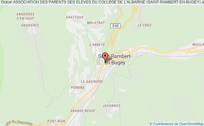 ASSOCIATION DES PARENTS DES ELEVES DU COLLEGE DE L'ALBARINE (SAINT-RAMBERT-EN-BUGEY)