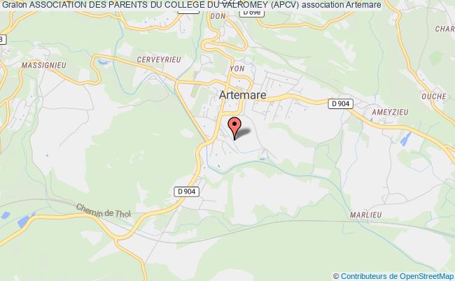 plan association Association Des Parents Du College Du Valromey (apcv) Artemare