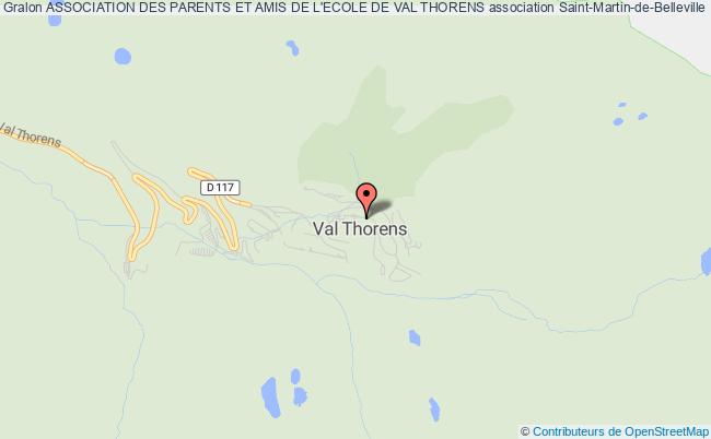 plan association Association Des Parents Et Amis De L'ecole De Val Thorens Les Belleville