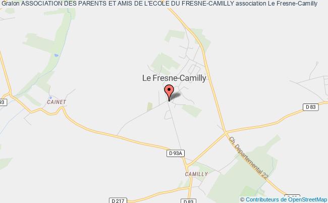 plan association Association Des Parents Et Amis De L'ecole Du Fresne-camilly Le Fresne-Camilly