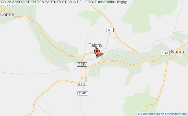 plan association Association Des Parents Et Amis De L'ecole Teigny