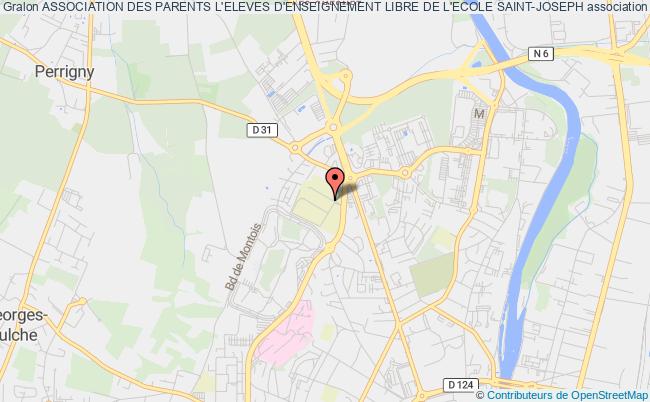 plan association Association Des Parents L'eleves D'enseignement Libre De L'ecole Saint-joseph Auxerre