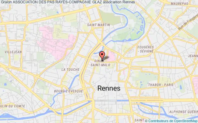plan association Association Des Pas RayÉs-compagnie Glaz Rennes
