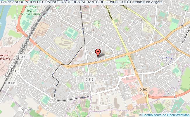 plan association Association Des Patissiers De Restaurants Du Grand-ouest Angers