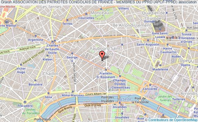 plan association Association Des Patriotes Congolais De France - Membres Du Pprd (apcf-pprd) Paris