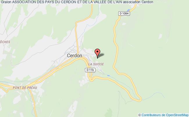ASSOCIATION DES PAYS DU CERDON ET DE LA VALLEE DE L'AIN