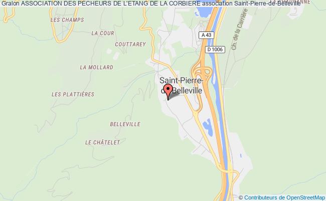 plan association Association Des Pecheurs De L'etang De La Corbiere Saint-Pierre-de-Belleville
