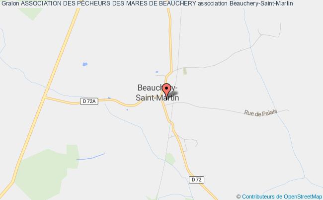 plan association Association Des PÊcheurs Des Mares De Beauchery Beauchery-Saint-Martin