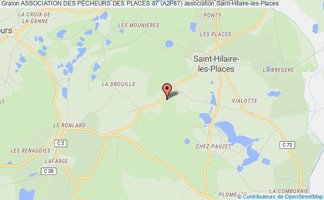 plan association Association Des PÊcheurs Des Places 87 (a2p87) Saint-Hilaire-les-Places