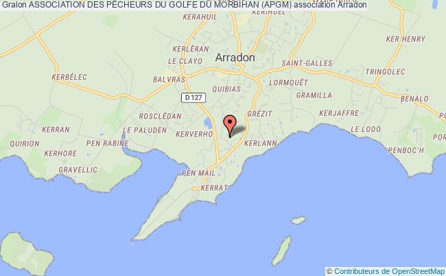 plan association Association Des PÊcheurs Du Golfe Du Morbihan (apgm) Arradon