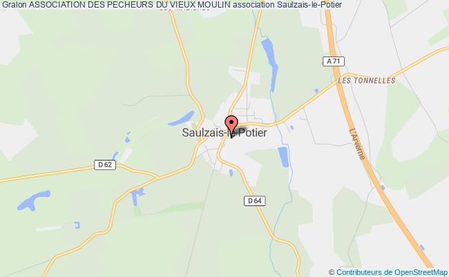 plan association Association Des Pecheurs Du Vieux Moulin Saulzais-le-Potier