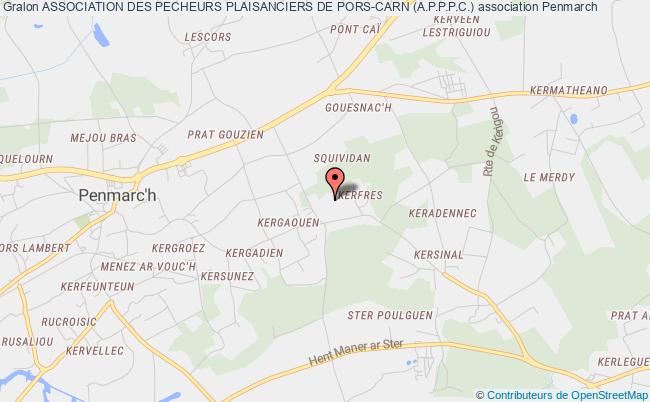 plan association Association Des Pecheurs Plaisanciers De Pors-carn (a.p.p.p.c.) Penmarch