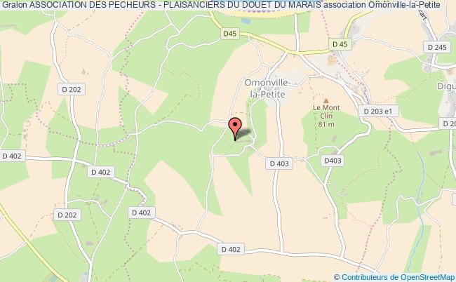 plan association Association Des Pecheurs - Plaisanciers Du Douet Du Marais Omonville-la-Petite